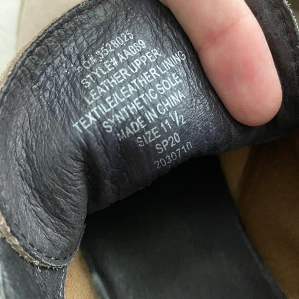 J Crew Suede Desert Chukka Boots Mens 11.5 Taupe AA089